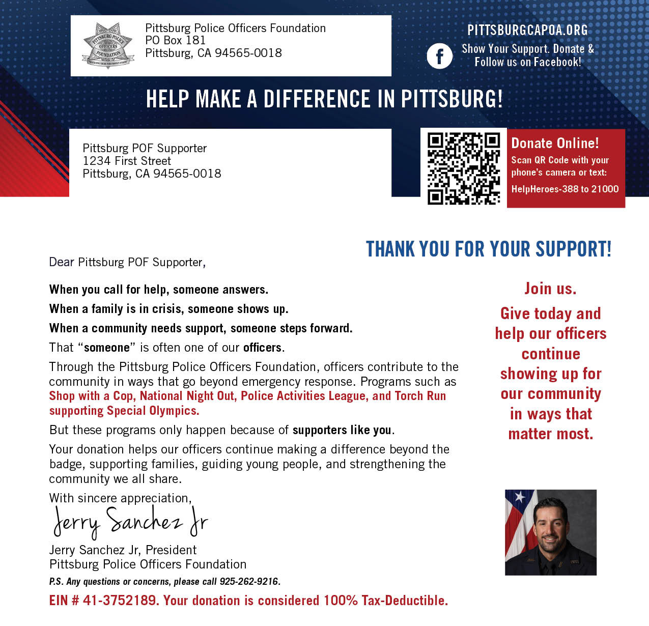 Donation Letter